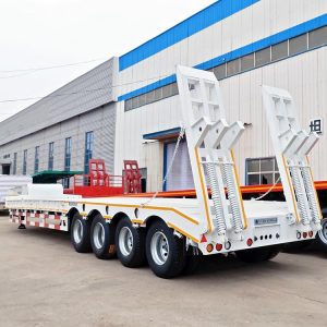 4 Axle 100 Ton Lowbed Trailer