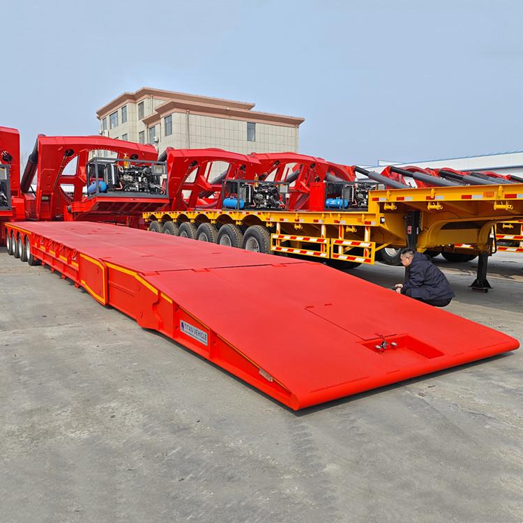 4 Axle Folding Gooseneck Trailer