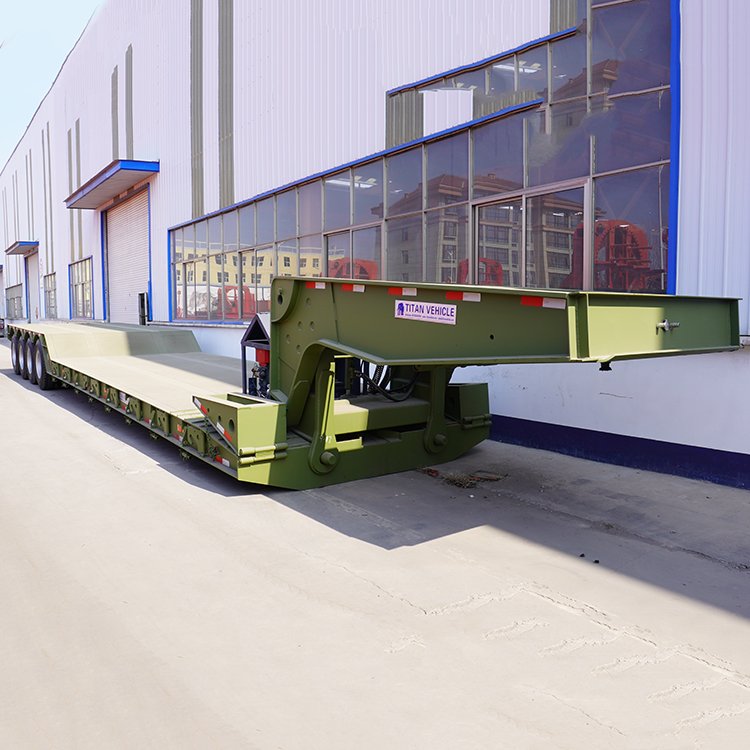 100 Ton Stretch Lowboy Semi Trailer
